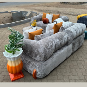 Cozy Five Seater Sofa – Grey