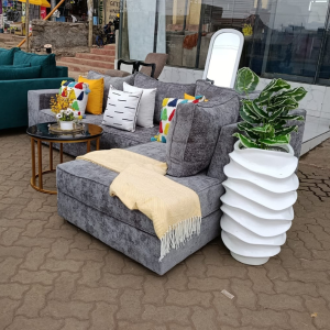 L Sectional Sofa  Grey