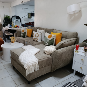 Sectional Sofa – Brown