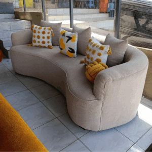 Curved Sofa Beige