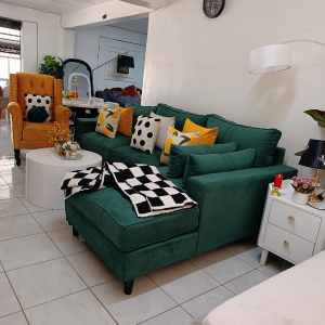 Sectional Sofa & Wing Chair Set