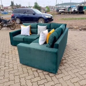 LUXURY DEEP GREEN SOFA SET