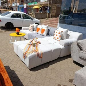 Luxury Bubble Sofa – Grey & Cream