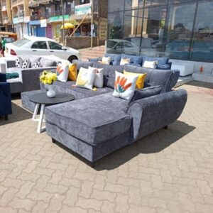 Premium 6-Seater Grey Sofa