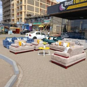 Premium 7-Seater Sofa – Brown